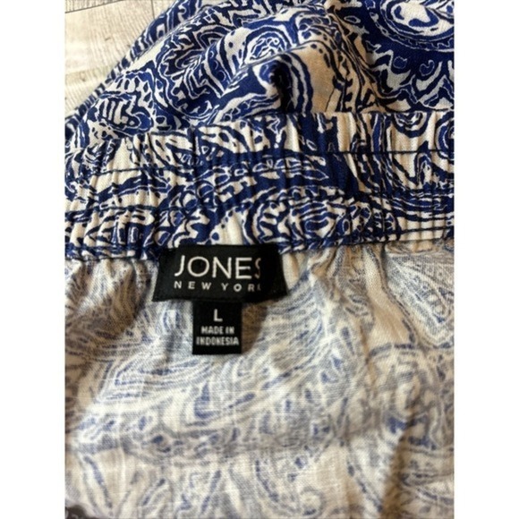 Jones New York Blue White Paisley Skirt Women's Size Large NWT - Picture 16 of 16